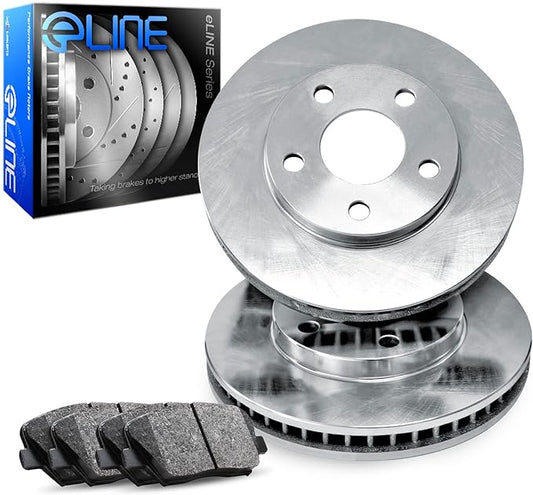 R1 Concepts Rear Brakes and Rotors Kit |Rear Brake Pads| Brake Rotors and Pads| Ceramic Brake Pads and Rotors |fits 2014-2015 Mercedes-Benz CLA250