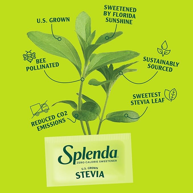 SPLENDA Stevia Liquid Zero Calorie Sweetener Drops, 3.38 Fl Oz Bottle