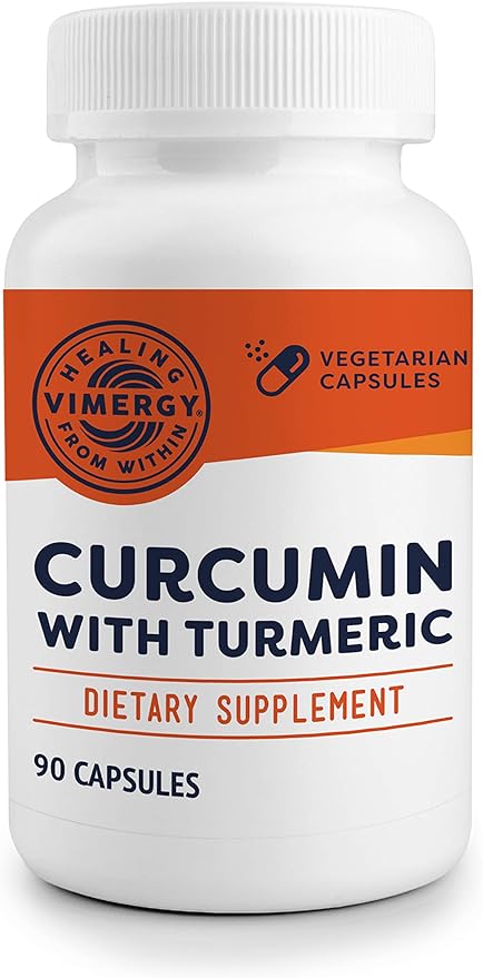 Vimergy Curcumin with Turmeric, 30 Servings – Immune System Supplement – Liquid Capsules - Non-GMO, Gluten-Free, Soy-Free, Kosher, Vegan & Paleo Friendly (90 Count)