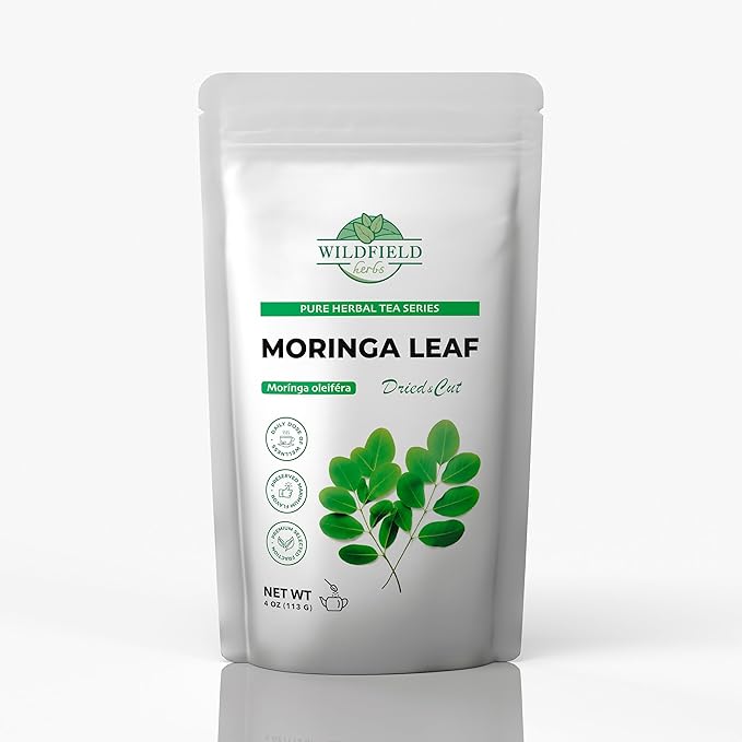 4 oz. Moringa Leaves Moringa Tea Leaves Herbal Tea (Moringa Oleifera) - 113g Moringa Leaf Tea Herb