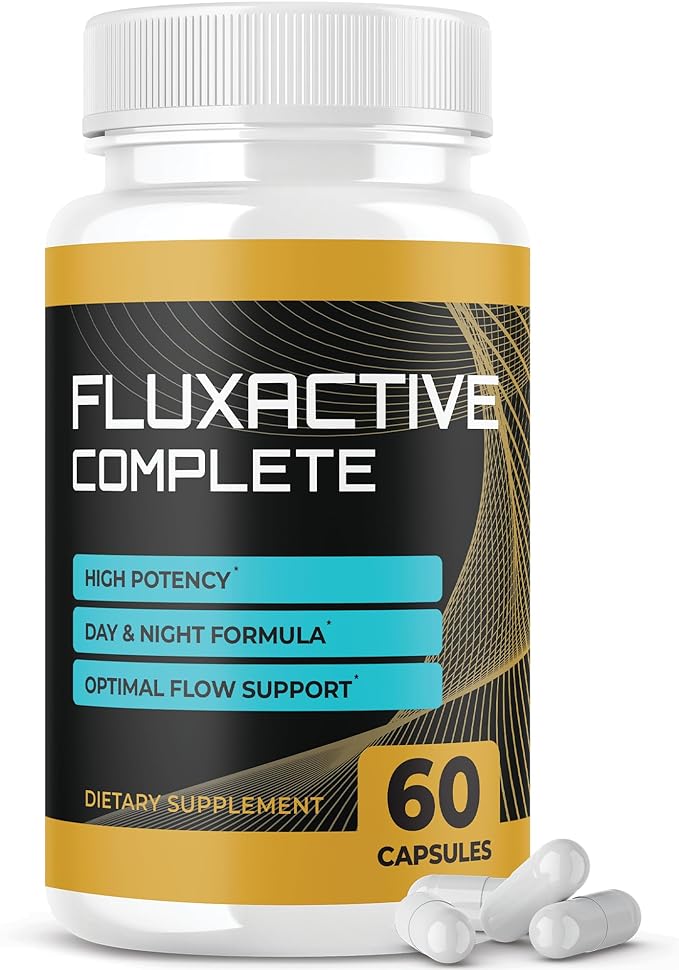 Fluxactive Complete for Prostate Health - Official Formula, 30 Days Supply - Flux Active Complete Saw Palmetto Blend Formula Alternative to Gummies Reviews Prostate Support Supplement (60 Capsules)