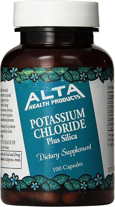 Potassium Chloride and Silica Capsules, 100 Count