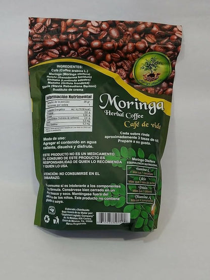 Mr. Botanic Moringa Herbal Coffee/ Moringa Cafe Herbal Vida 4n1 Arabic Coffee