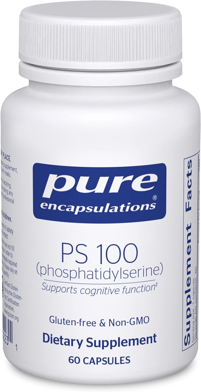 Pure Encapsulations PS 100 | Phosphatidylserine Amino Acid Supplement for Brain and Memory* | 60 Capsules