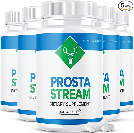 IDEAL PERFORMANCE (5 Pack) Prosta Stream Prostate Supplement Prostastream Pills (300 Capsules)