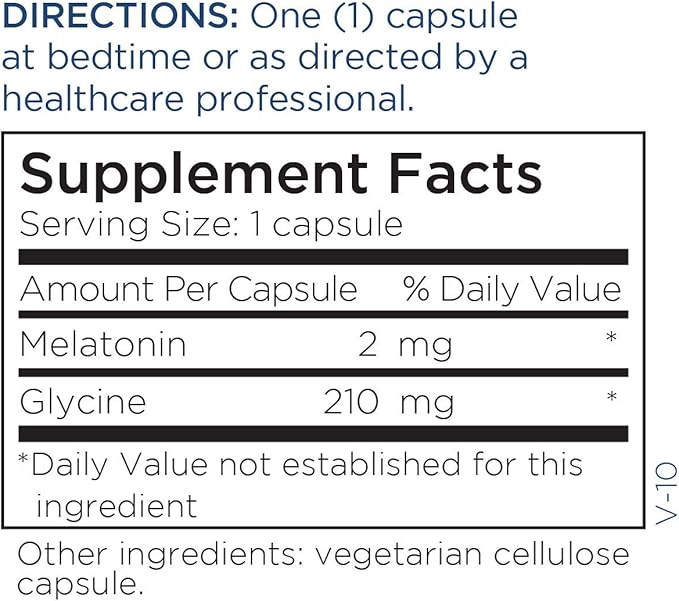 Metabolic Maintenance Melatonin - 2 Milligrams Time Release Melatonin Restful Sleep Support (180 Capsules)