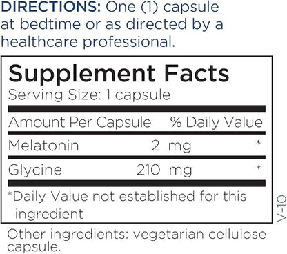 Metabolic Maintenance Melatonin - 2 Milligrams Time Release Melatonin Restful Sleep Support (180 Capsules)