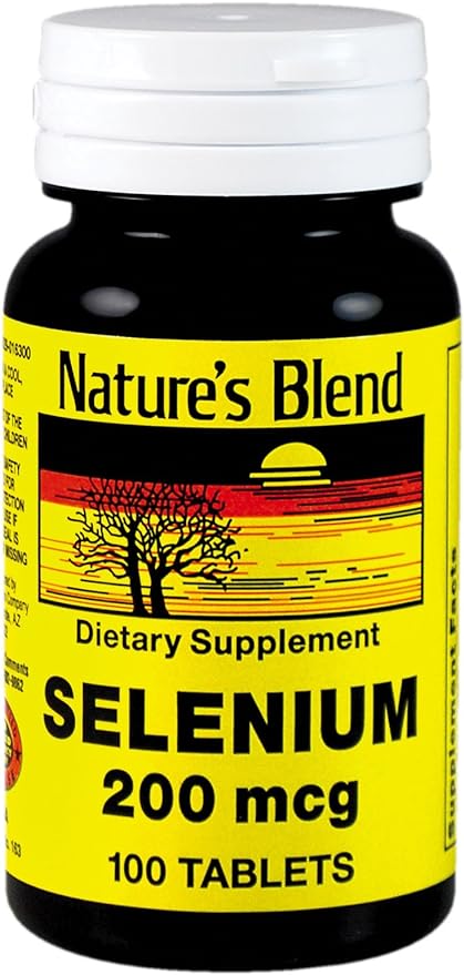 Nature's Blend Selenium 200 mcg 100 Tablets