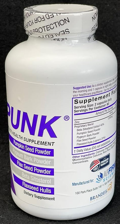 Spunk for Prostate Wellness | 150 Capsules | Mens Health Supplement | Created by Dr. Judson Brandeis