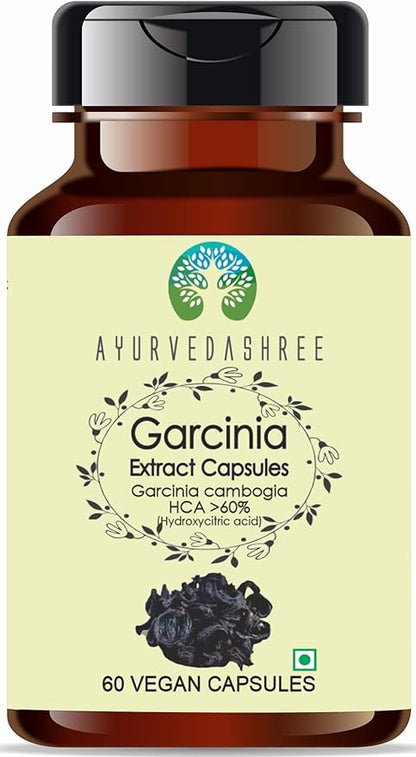 Garcinia Extract 500mg - 60 Vegan Caps | Garcinia Cambogia | All Natural | 100% Vegan | Gluten-Free | GMP Certified