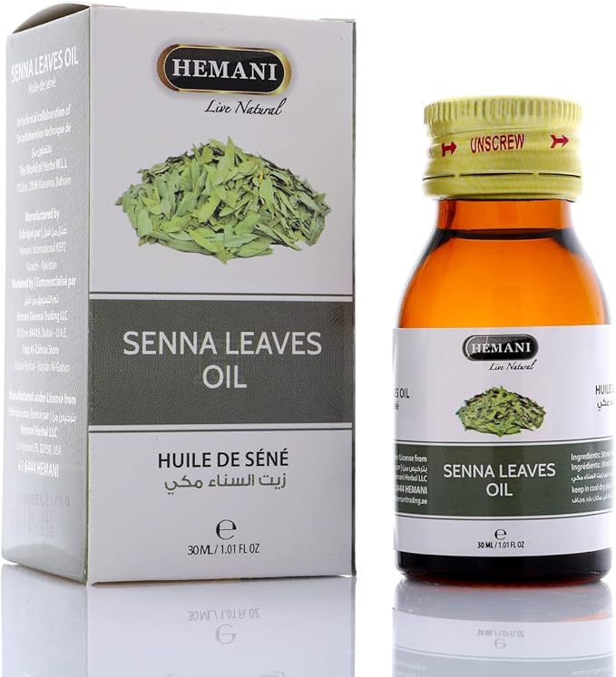 Hemani Senna Oil 30mL - Natural Laxative for Constipation Relief and Digestive Health