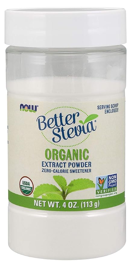 Now Foods, Certified Organic, Better Stevia, Extract Powder, 4 oz (113 g)