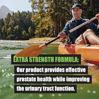 Extra Strength 1235mg Saw Palmetto for Men Prostate Supplement + Hair Growth/Hair Loss Prevention | Potent Saw Palmetto for DHT, Urinary & Prostate Health, 2-Mons Supply