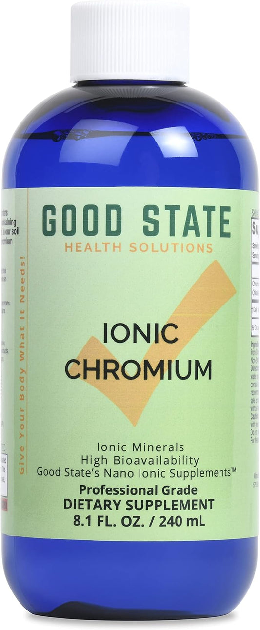 Good State Liquid Ionic Chromium (96 servings at 600 mcg - 8 fl oz)