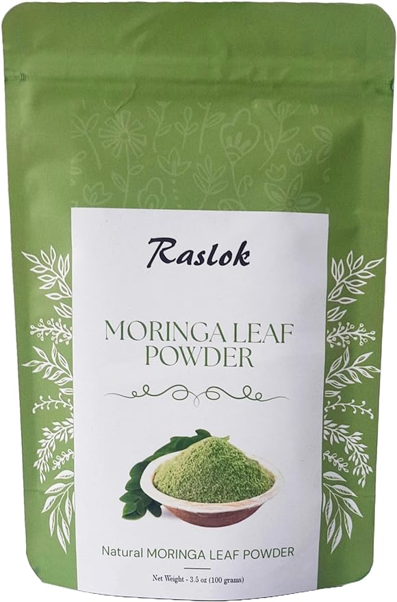 Moringa Powder | 100% Pure Moringa Leaf NO Stems | Moringa Olifera Powder (3.52 Oz)