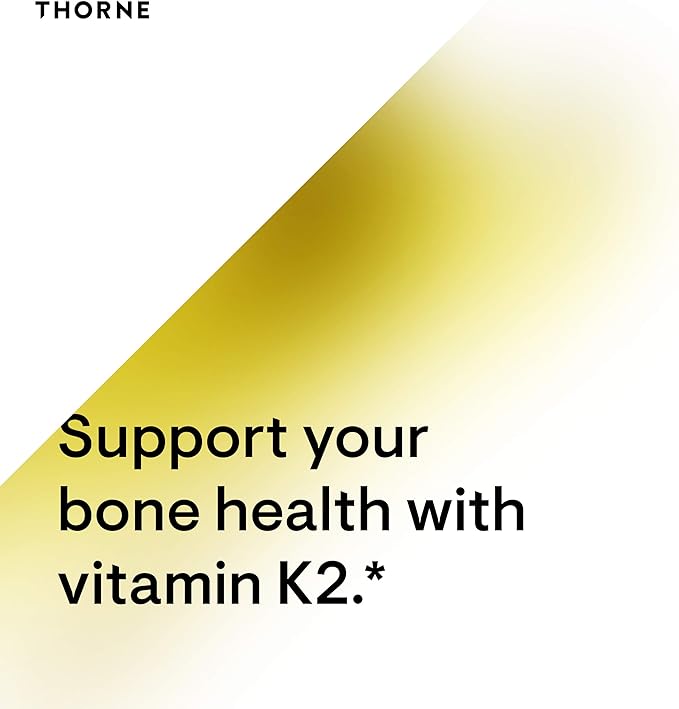 THORNE Vitamin K2 Liquid (1 mg per Drop) - Concentrated Vitamin K2 Supplement for Heart and Bone Support - 1 Fl Oz