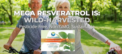 Mega Resveratrol Nicotinamide Riboside (NR). 99% Standardized Micronized Crystallized NR, 60 Veggie Caps, 250mg per Capsule. Purity Certified. NO Toxic “inactive” Ingredients. Keto, Vegan, Non-GMO.