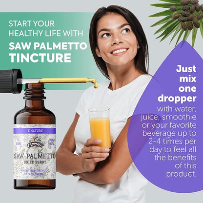 Saw Palmetto Tincture, Saw Palmetto Extract (Serenoa Repens) Dried Berry