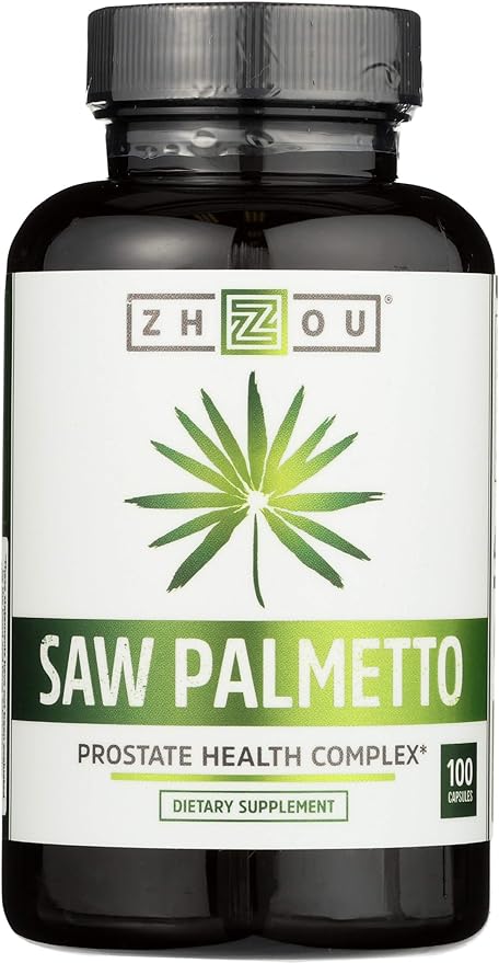 ZHOU NUTRITION Saw Palmetto Prostate Health Complex, 100 CT