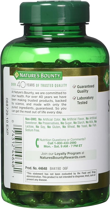 Nature's Bounty Saw Palmetto 450 mg Capsules 250 ea