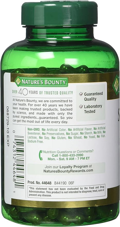 Nature's Bounty Saw Palmetto 450 mg Capsules 250 ea