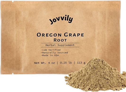 Oregon Grape Root Powder - 4 oz - Single Ingredient, Herbal Supplement