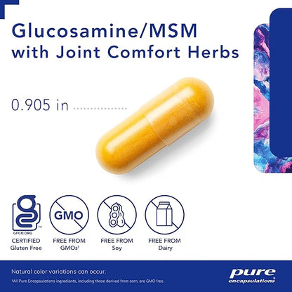 Pure Encapsulations Glucosamine MSM | Supplement for Joint Support, Mobility, Comfort, Cartilage Health, and Connective Tissue* | 360 Capsules