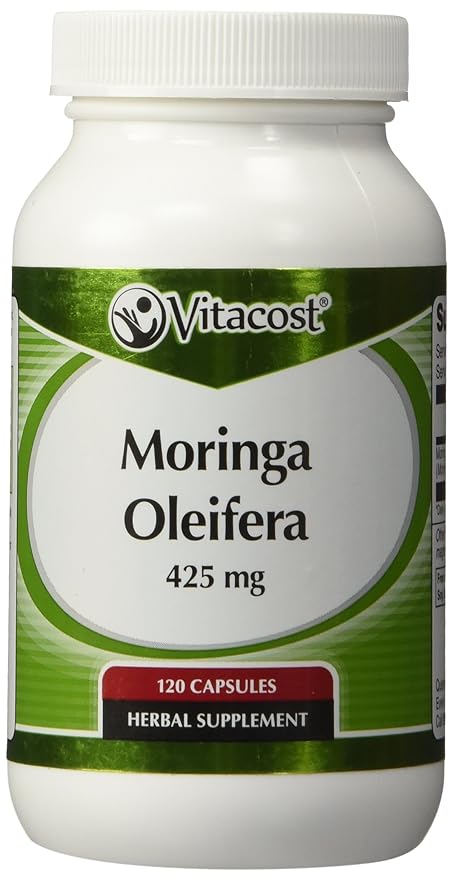 Vitacost Moringa Oleifera -- 425 mg - 120 Capsules