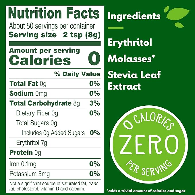 Truvia Sweet Complete Brown Calorie-Free Sweetener with the Stevia Leaf, 14 oz Bag (Pack of 1)