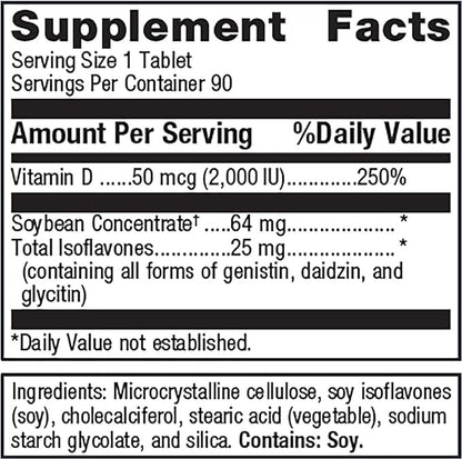 Metagenics D3 2000 Complex - Vitamin D3 Supplement - with Isoflavones for Absorption* - Bone Health & Immune Support* - Non-GMO & Gluten Free - 90 Count