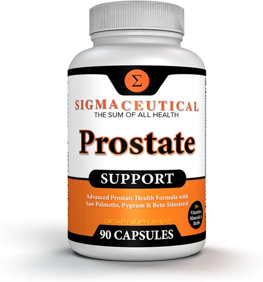 Prostate Supplement for Men - Pygeum and Saw Palmetto Beta Sitosterol - Frequent Urination - Stinging Nettle Root Capsules - Natural DHT Blocker for Men - 90 Capsules