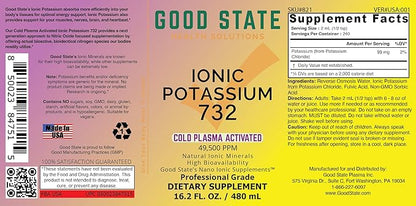 Cold Plasma-Activated Liquid Ionic Potassium 732 | 99 mg per Serving | 240 Servings