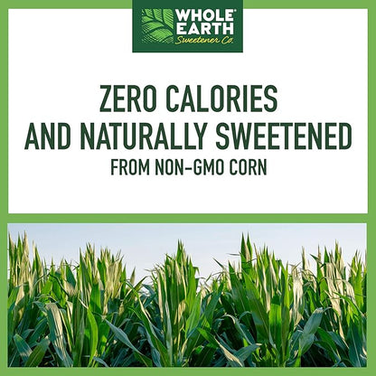 Whole Earth Sweetener Co. 100% Erythritol Sweetener (Keto Sweetener, Natural Sugar Alternative, Baking Sugar Substitute, Zero Calorie Sweetener, Gluten Free, Non-GMO), 16 Oz