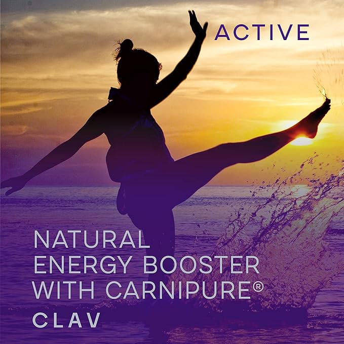 CLAV® N°3 Vitality Support - Vegan Multivitamin - Energy & Focus Supplement - Vitamin B Complex - Guarana, Ginseng, Ginkgo Extract - 60 Capsules - 1 Month