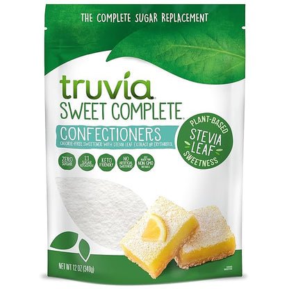 Truvia Sweet Complete Confectioners Calorie-Free Sweetener with the Stevia Leaf, 12 oz Bag (Pack of 1)