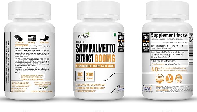 Saw Palmetto Extract 800MG (120 Capsules)