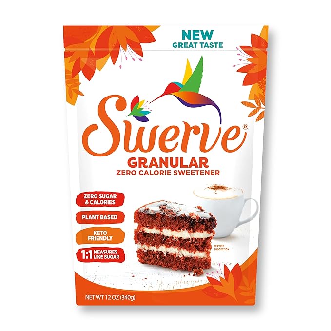 Swerve Sweetener, Granular, 12 Ounce