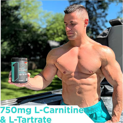 Rule 1 R1 Lean5, Blue Razz Lemonade - 11.9 oz - Stimulant-Free Formula with CLA, Garcinia Cambogia Extract & Carnitine - 60 Servings