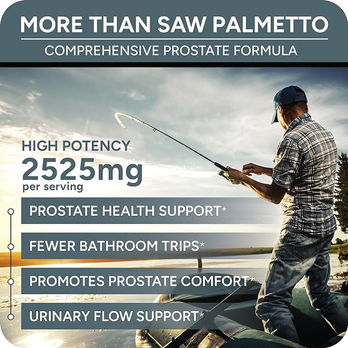 UROPROSTIS - High Potency Prostate Support Complex - Men's Health Formula for Prostate Comfort - 13 Ingredient Blend Including Saw Palmetto - Vegan & Gluten-Free Premium Supplement - 120 Capsules