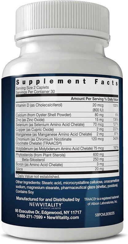 New Vitality Super Beta Prostate Support Supplement for Men's Health - Reduce Bathroom, Promote Sleep, Better Bladder Emptying & Healthy Prostate, Beta Sitosterol (120ct, 2 Bottle)