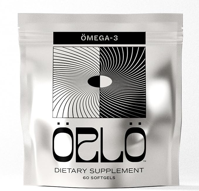 Orlo Omega 3 - Vegan Omega 3 Supplement - Triple Strength Omega3s - Plant Based DHA & EPA Fatty Acids Algae Omega-3 Oil - Sustainable Krill or Fish Oil Alternative (60 Mini Softgels)