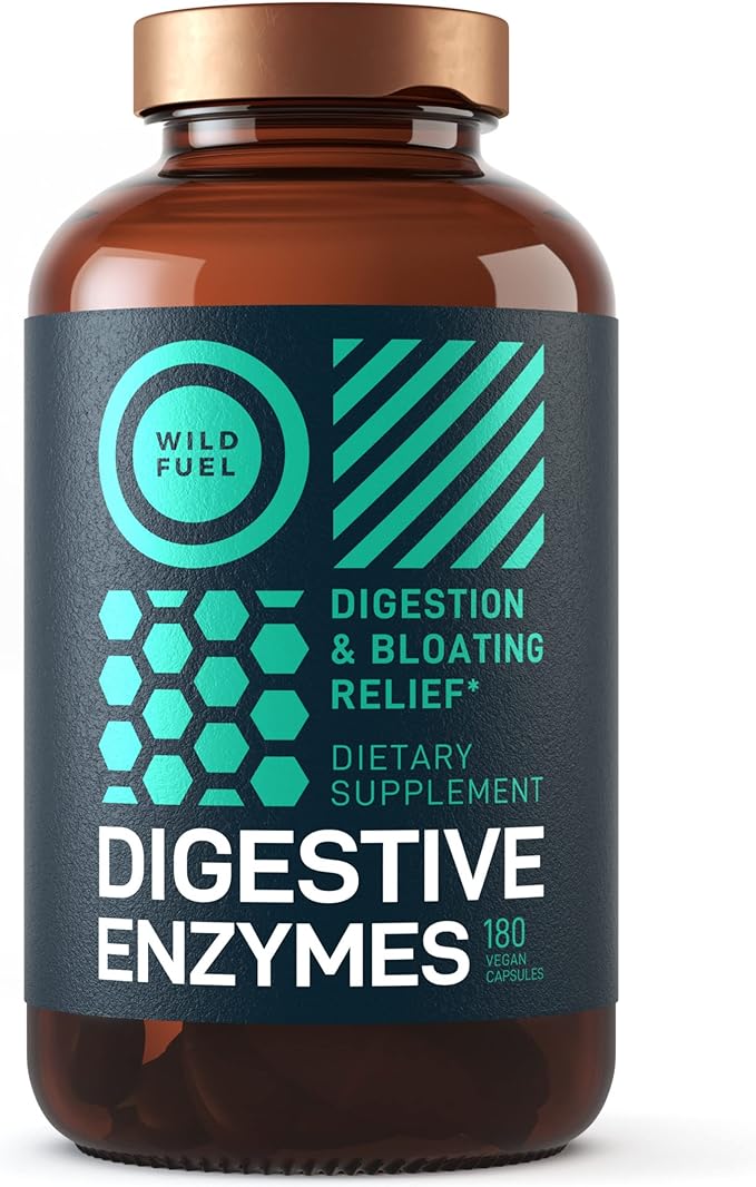 Digestive Enzymes with Probiotics and Prebiotics - Gut Health, Digestion IBS Supplement with Artichoke Ginger Turmeric – Vegan Probiotic Enzymes Digestive Health and Bloating Relief - 180 Caps