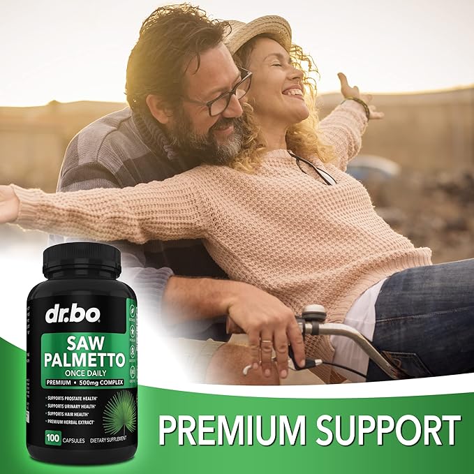 Saw Palmetto for Men Prostate Health - Hair Growth Plus Bladder Control Supplements Complex & DHT Blocker for Women & Men - Pure Saw Palmetto Hair Loss Supplement Support Extract & Urination Pills Aid