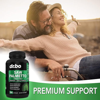 Saw Palmetto for Men Prostate Health - Hair Growth Plus Bladder Control Supplements Complex & DHT Blocker for Women & Men - Pure Saw Palmetto Hair Loss Supplement Support Extract & Urination Pills Aid