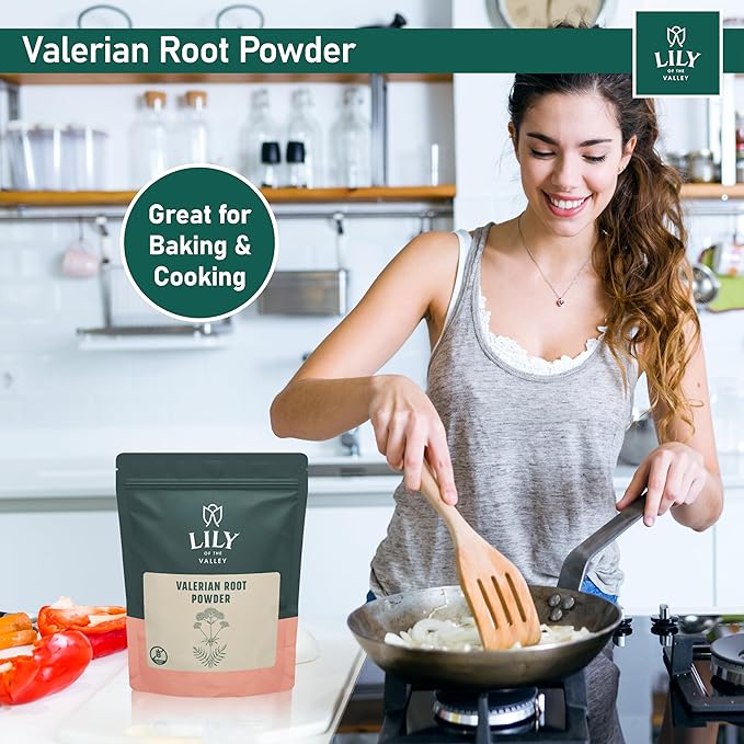 LILY OF THE VALLEY Valerian Extract Powder - Ideal for Cooking and Baking - Rich in Essential Fatty Acids - Vegan & Gluten-Free - Packed in Resealable Pouch (4oz, 113g)