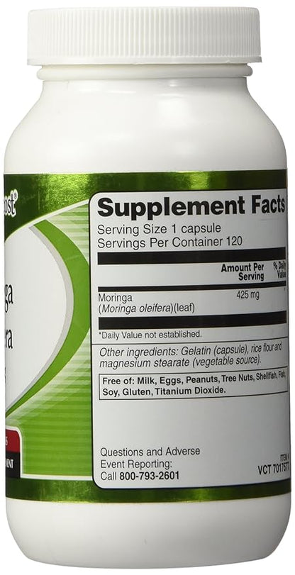 Vitacost Moringa Oleifera -- 425 mg - 120 Capsules