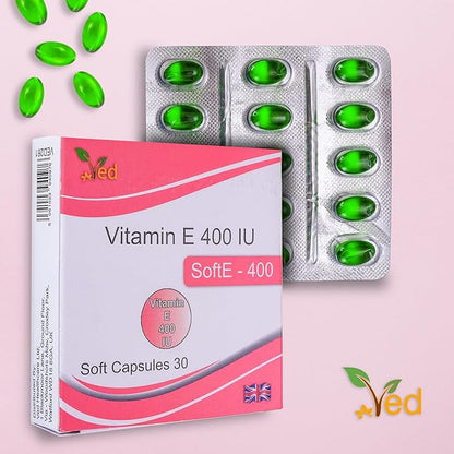 Ved Vitamin-E 400 IU SOFTGEL Capsule (15X2)