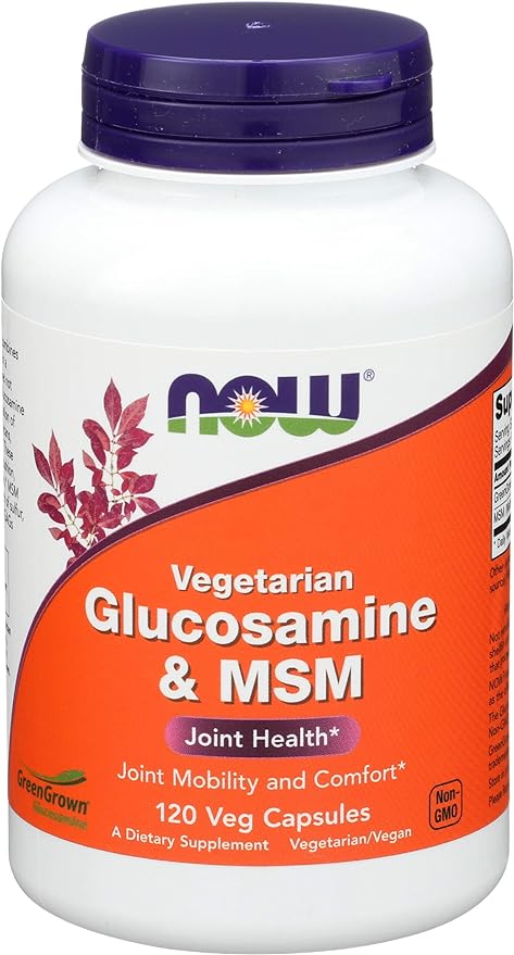 Now Foods, Glucosamine Hydrochloridevegetarian 500mg, 120 Veggie Capsules