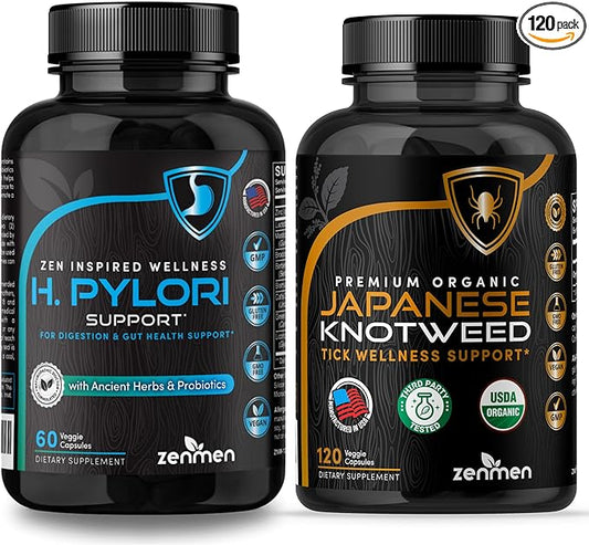 H.Pylori Support and Japanese Knotweed Capsules Bundle