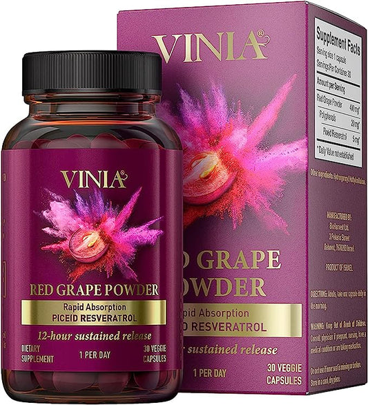 12-Hour Sustained Release Piceid Resveratrol Supplement. Nitric Oxide Supplement. Supports Heart Health, Blood Flow, Boost Oxygen Superfood Powder, Keto Friendly. Vegan & NON-GMO. 30 Day Supply.